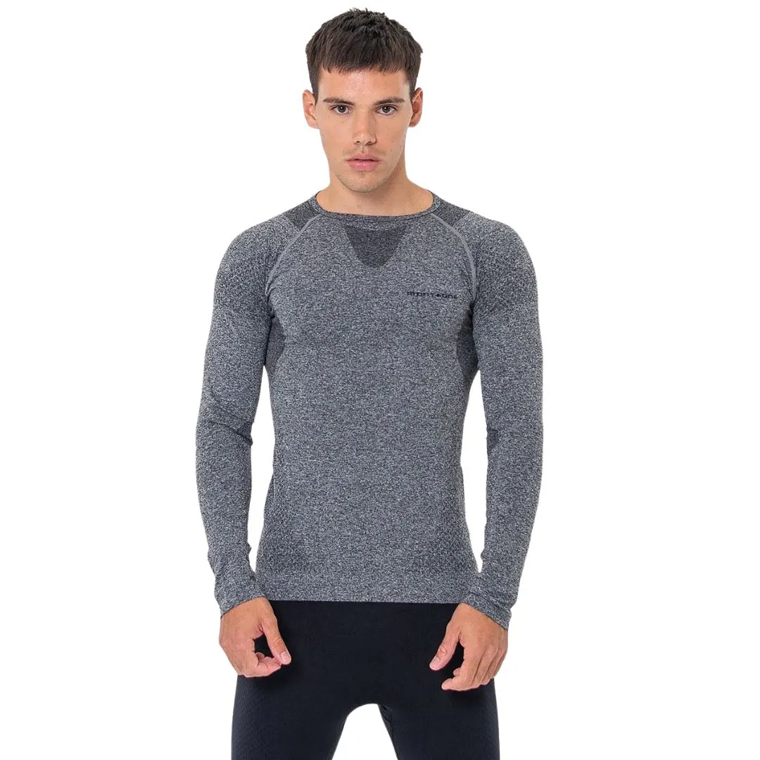 REMERA TERMICA MTG BRENNER GRIS MELANGE TXS/S HOMBRE - 1 Remera Térmica Montagne Brenner Hombre Gris Melange Txs/S