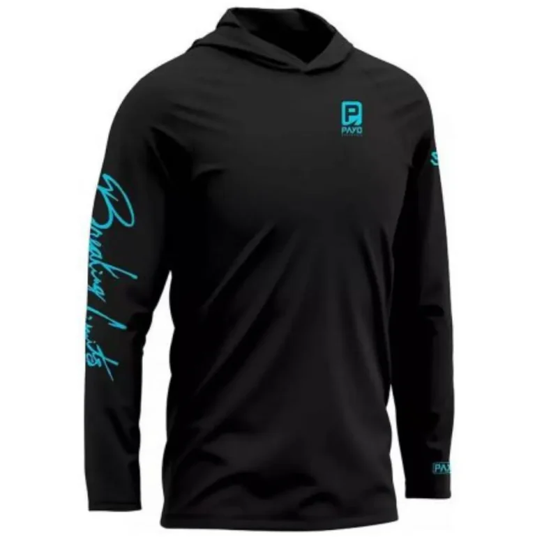 Remera Breaking Limits Negro T5/XXL con Cap C.payobl Full Color M-L Uv Payo