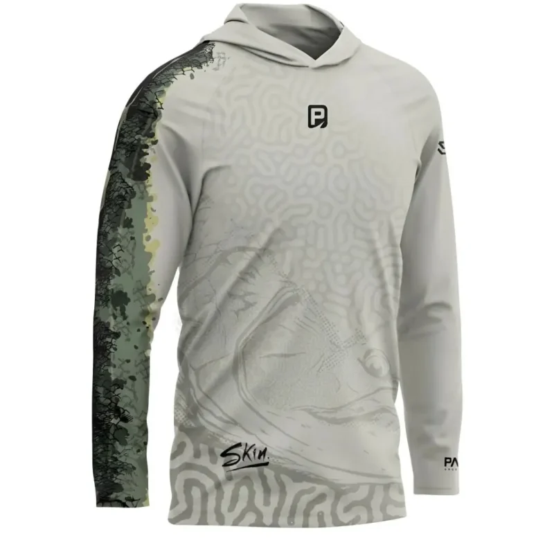 Remera Skin Tararira con Capucha C. Manga Larga Uv S Payo