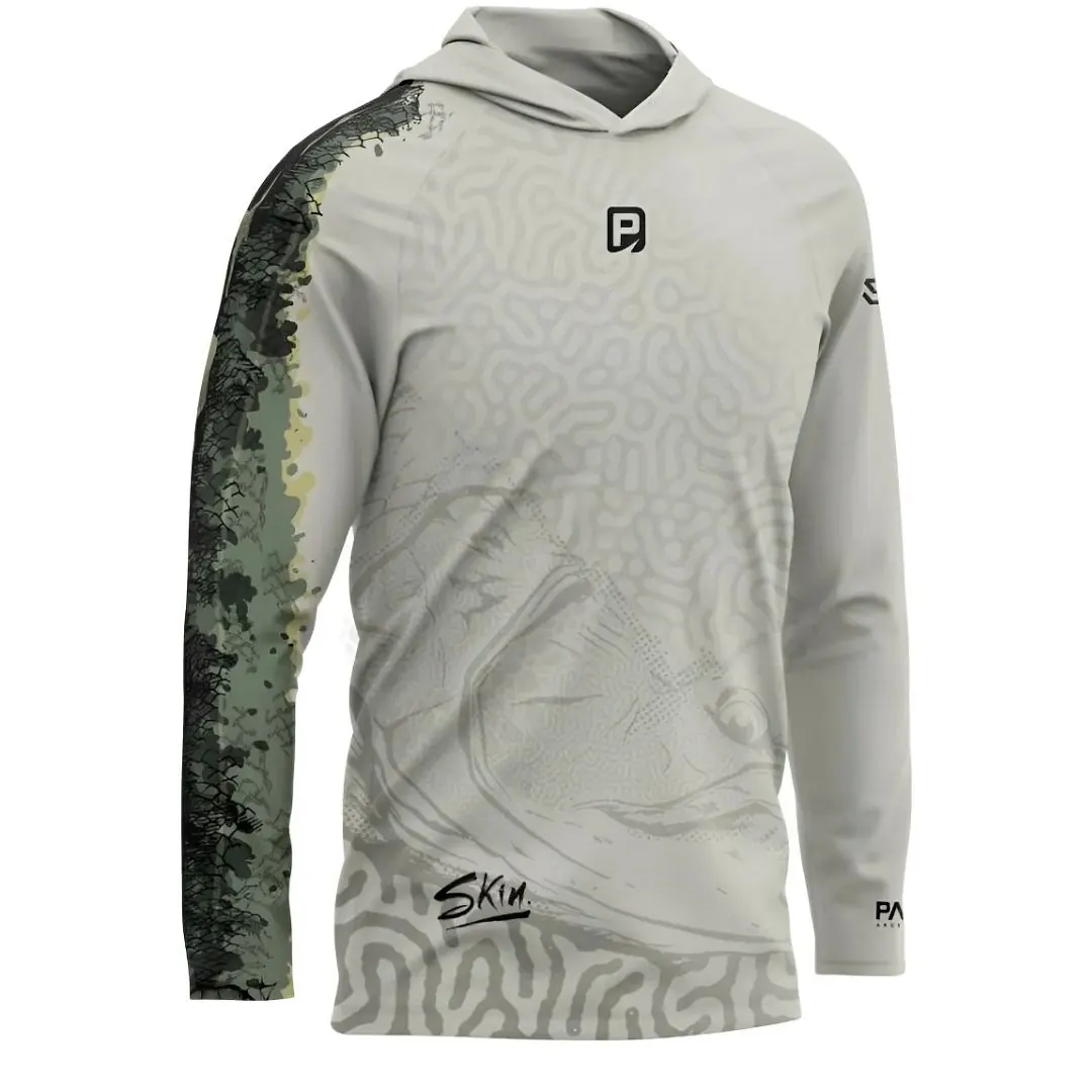 Remera Skin Tararira con Capucha C. Manga Larga Uv S Payo