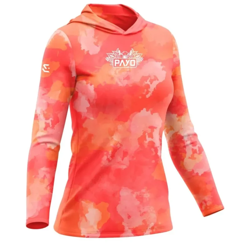 REMERA PAYO "LADY SALMON" T0/XS C/CAP C. M-L UV () Remera Lady Salmon con Capucha C. Manga Larga Uv XS Payo
