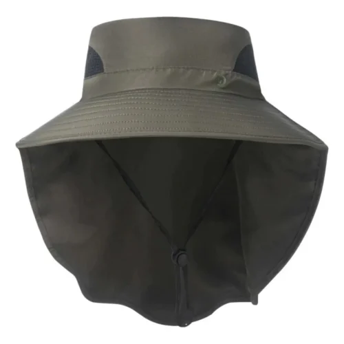 GORRO DISCOVERY PESCADOR C/CUBRENUCA VERDE (16421) Gorro Discovery Pescador con Cubrenuca Verde