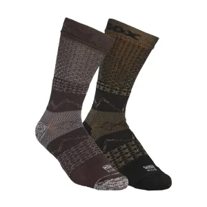 Medias Trekking "Doble Capa Trekawesome" Talle 5/L Microfibra Musgo S70340106 5 Sox