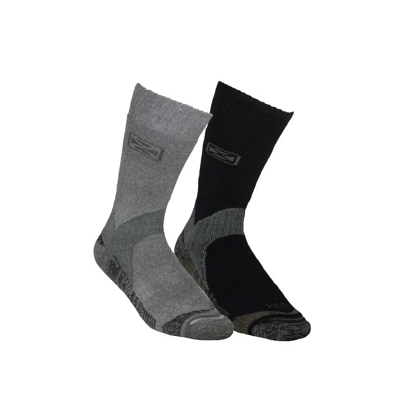 MEDIAS SOX TECNO "SCORPIO" DOBLE CAPA T3/S(35-37) GRIS - ALGODON (TE127A) Medias Tecno "Scorpio" Doble Capa Talle 3/S Gris Algodon Sox