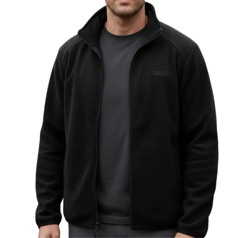 Campera Pond Fz Micropolar Hombre Black XXL