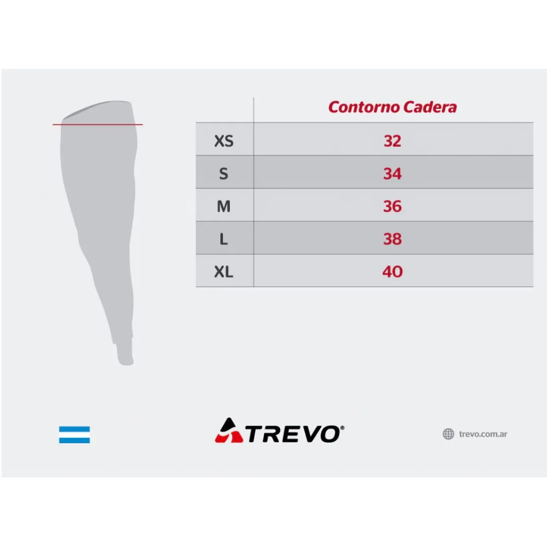 PANTALON TREVO TERMICO FRIZA L´S T5/XXL NEGRO (IA0511)