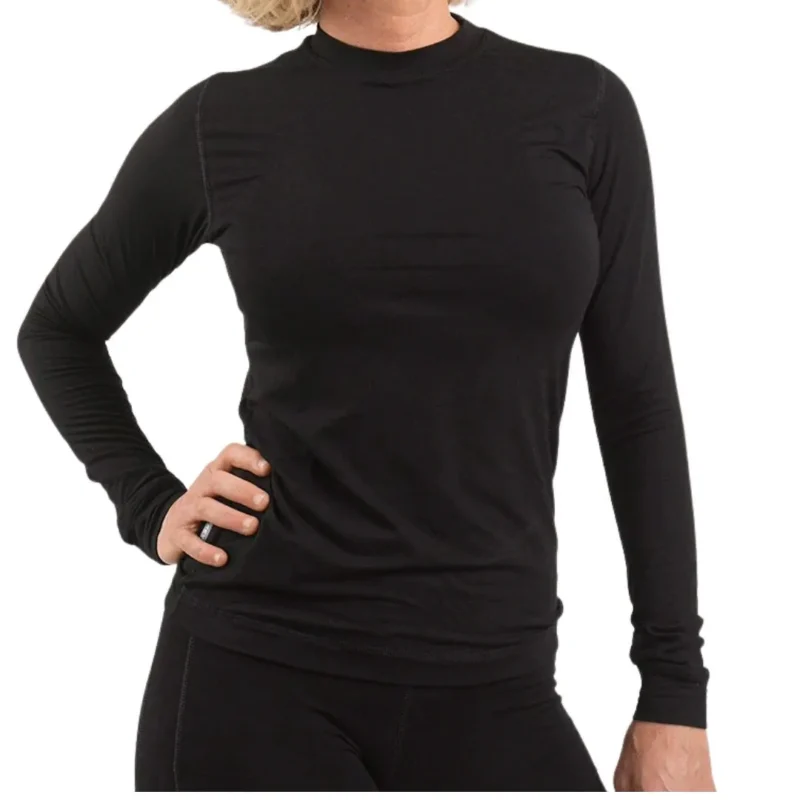 REMERA TREVO TERMICA L´S BAMBOO T0/XS NEGRA (IA0523) Remera Termica Mujer Bamboo Talle 0/XS Negra (Ia0523) Trevo