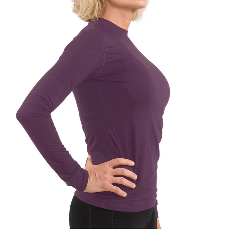 Remera Termica Mujer Bamboo Talle 2/M Uva (Ia0523) Trevo
