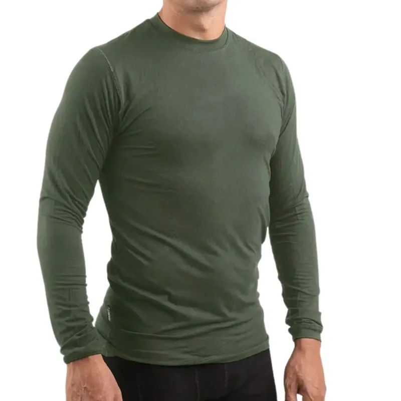 REMERA TREVO TERMICA M´S BAMBOO T0/XS VERDE MUSGO (IA0520) Remera Termica Hombre Bamboo Talle 0/XS Verde Musgo (Ia0520) Trevo