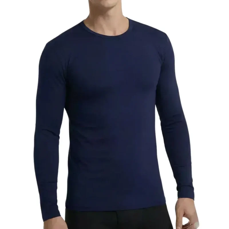 REMERA TREVO TERMICA M´S BAMBOO T0/XS AZUL (IA0520) Remera Termica Hombre Bamboo Talle 0/XS Azul (Ia0520) Trevo