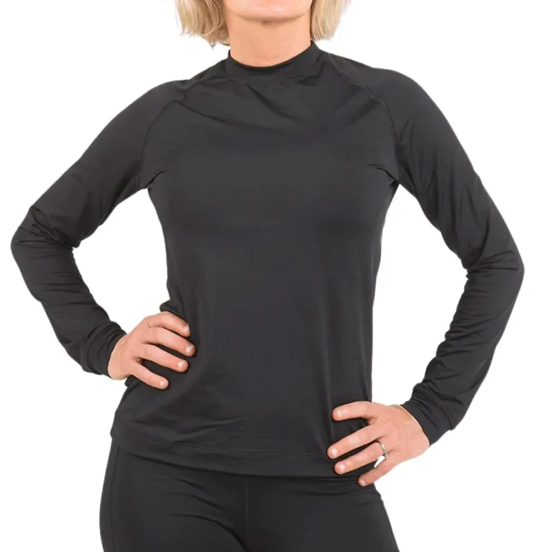 Remera Termica Mujer Friza Talle 0/XS Negro (Ia0509) Trevo