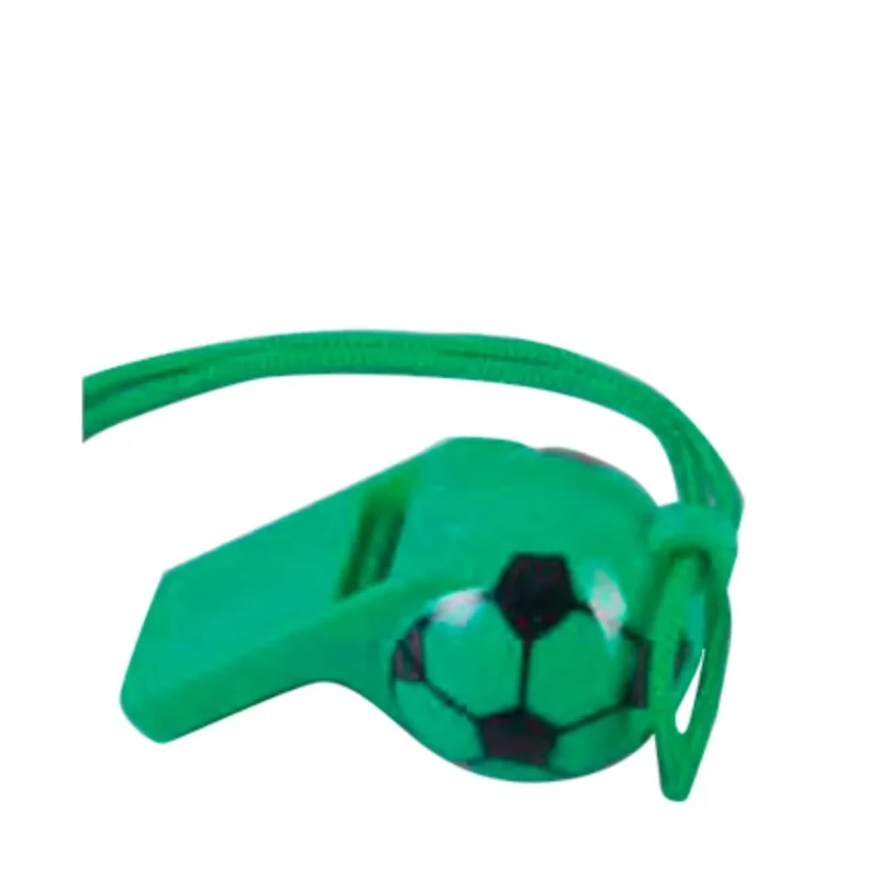 Silbato Scout Outdoor Plastico Verde con Cordon Surfish