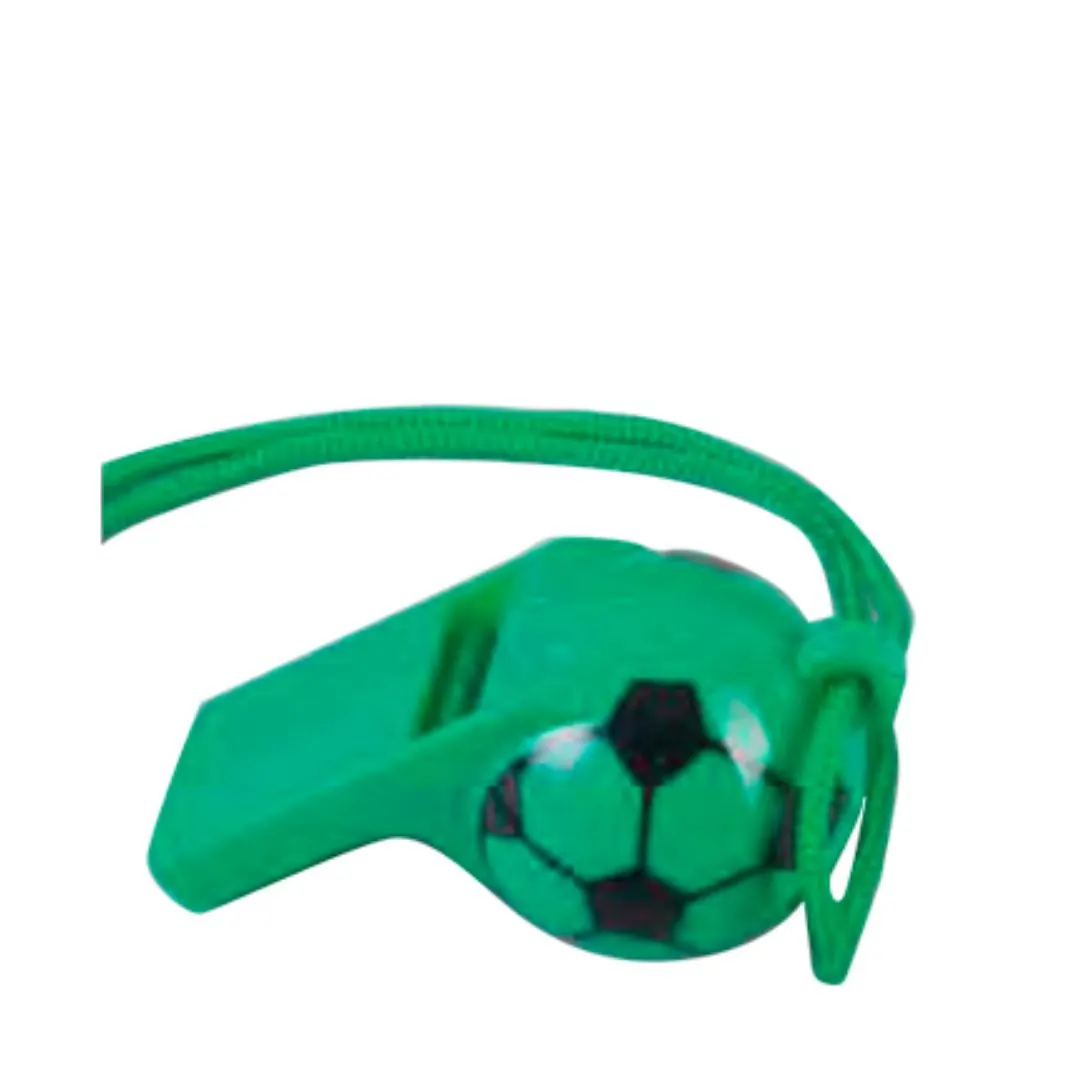 Silbato Scout Outdoor Plastico Verde con Cordon Surfish