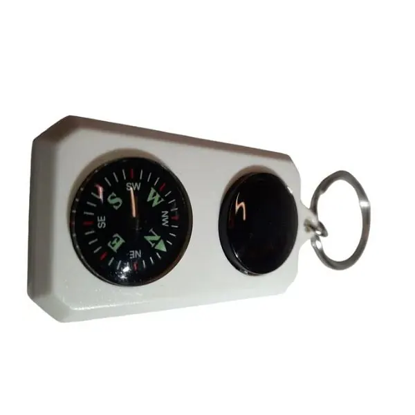 Brujula K233 Llavero con Termometro Shilba