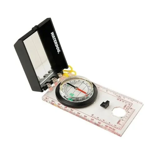 Brujula Dc45-6 Base Acrilica con Tapa Negra para Mapa