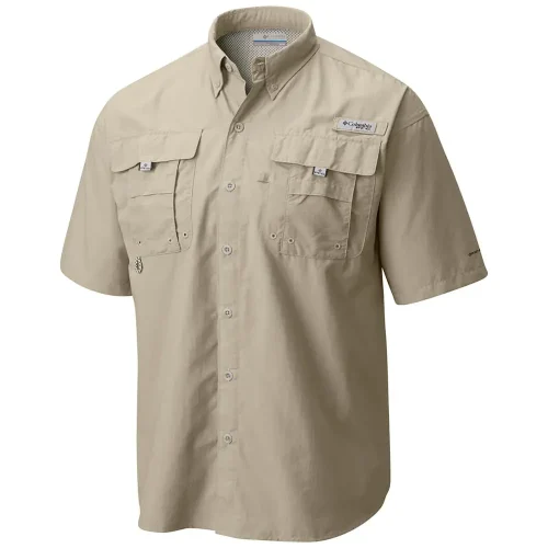 CAMISA COLUMBIA BAHAMA II S/S SHIRT M´S T5/XXL FOSSIL M/C (COL21011651162) Camisa Bahama Ii S/S Shirt Hombre Talle 5/XXL Fossil M/C (Col21011651162) Columbia