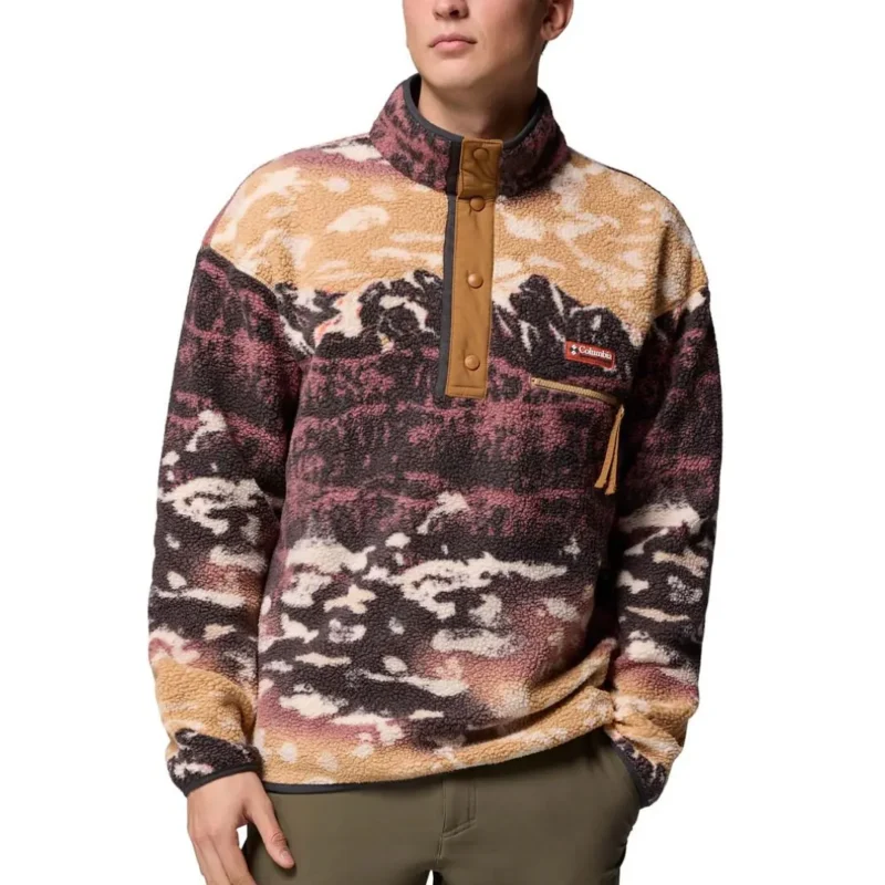 BUZO COLUMBIA POLAR HELVETIA M´S T1/S CAMEL BROWN (COL22098461225) Buzo Polar Helvetia Hombre T1/S Camel Brown (Col22098461225) Columbia