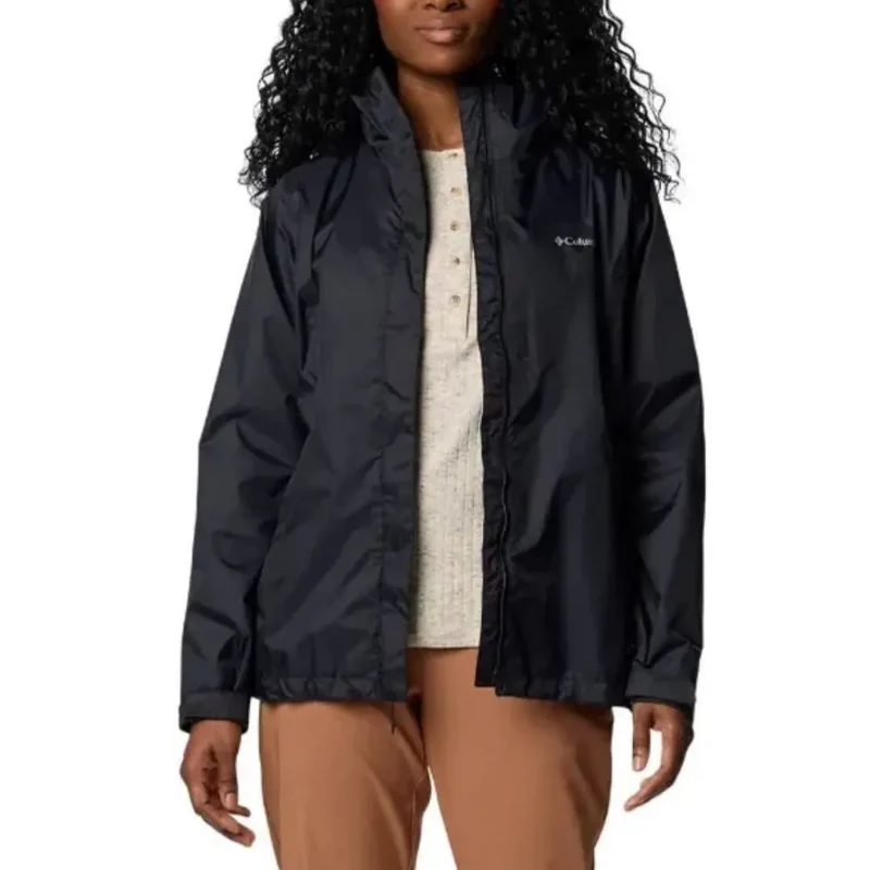 CAMPERA COLUMBIA ROMPEVIENTO ARCADIA II L´S T0/XS BLACK IMPERMEABLE (COL21534111011)