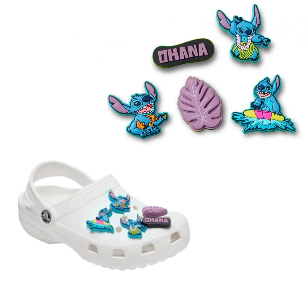 PIN PARA CROCS JIBBITZ "KIT STICH" PACK X 5 UNIDADES ORGINALES Pin para Crocs Jibbitz "Kit Stich" Pack X 5 Unidades Orginales