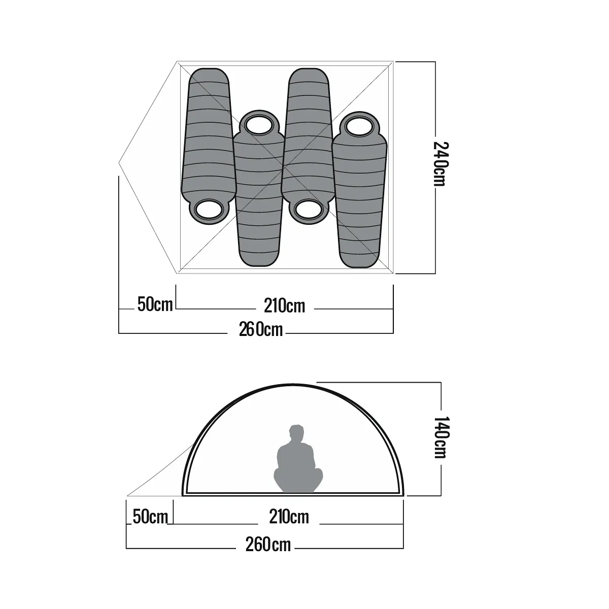 Carpa Waterdog Dome III
