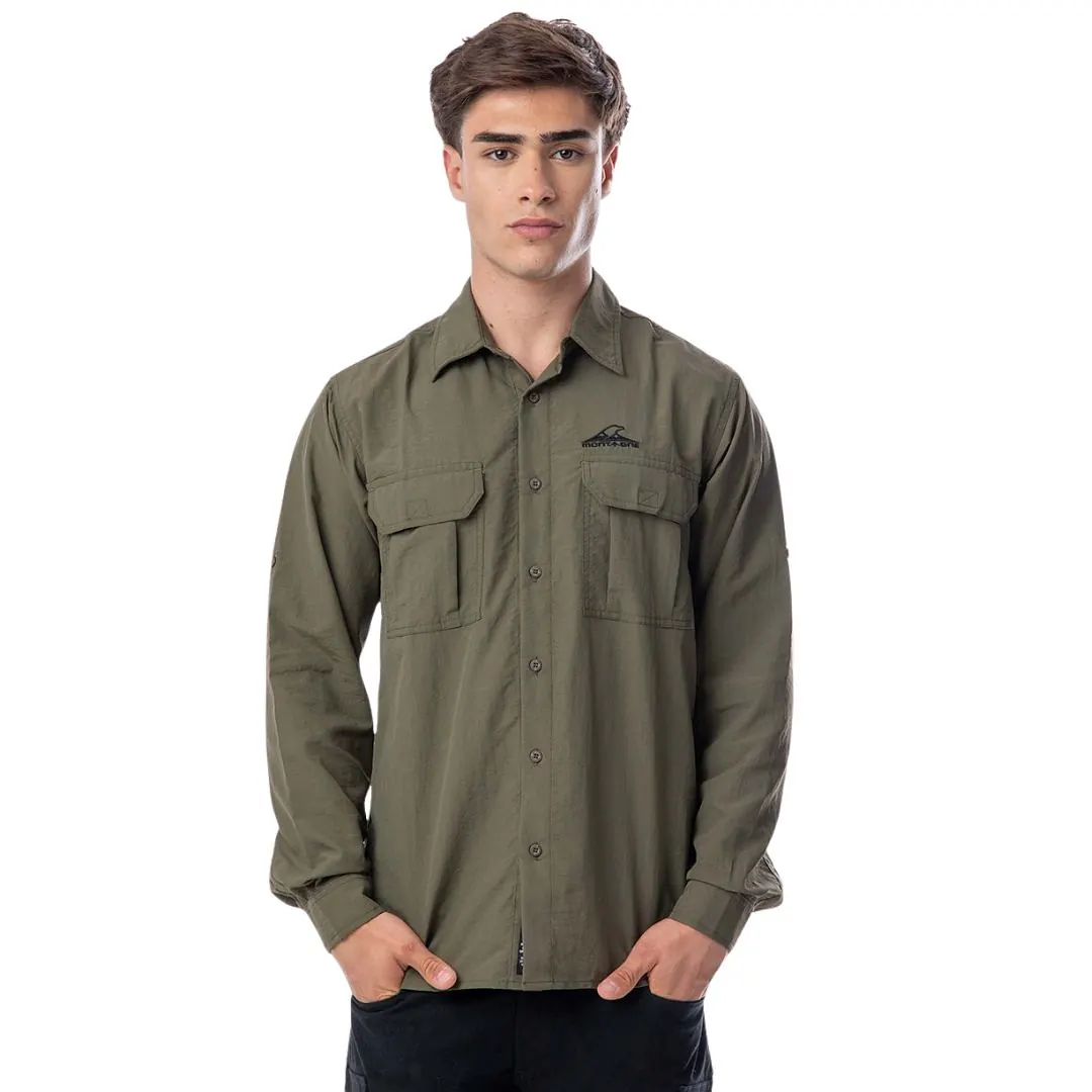 Camisa Montagne Botsuana Manga Larga Camuflaje S