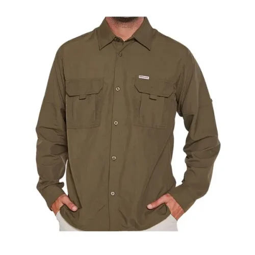 Camisa Montagne Botsuana Manga Larga Moss XXL
