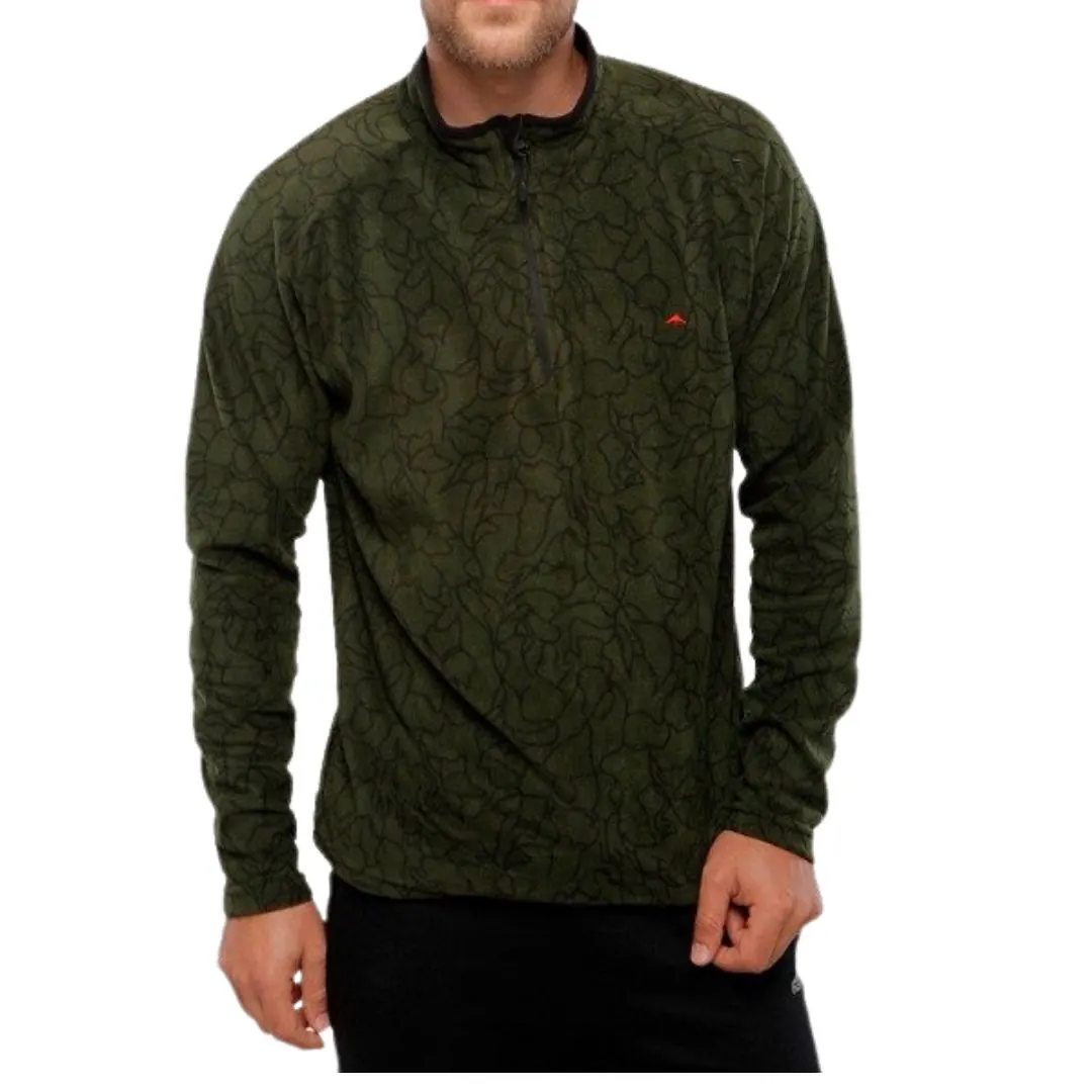 BUZO MTG DRAKE PRINT MICROPOLAR M´S T4/XL SPIDER MILITAR - 1 Buzo Micropolar Montagne Drake Print Hombre Talle 4/XL Militar