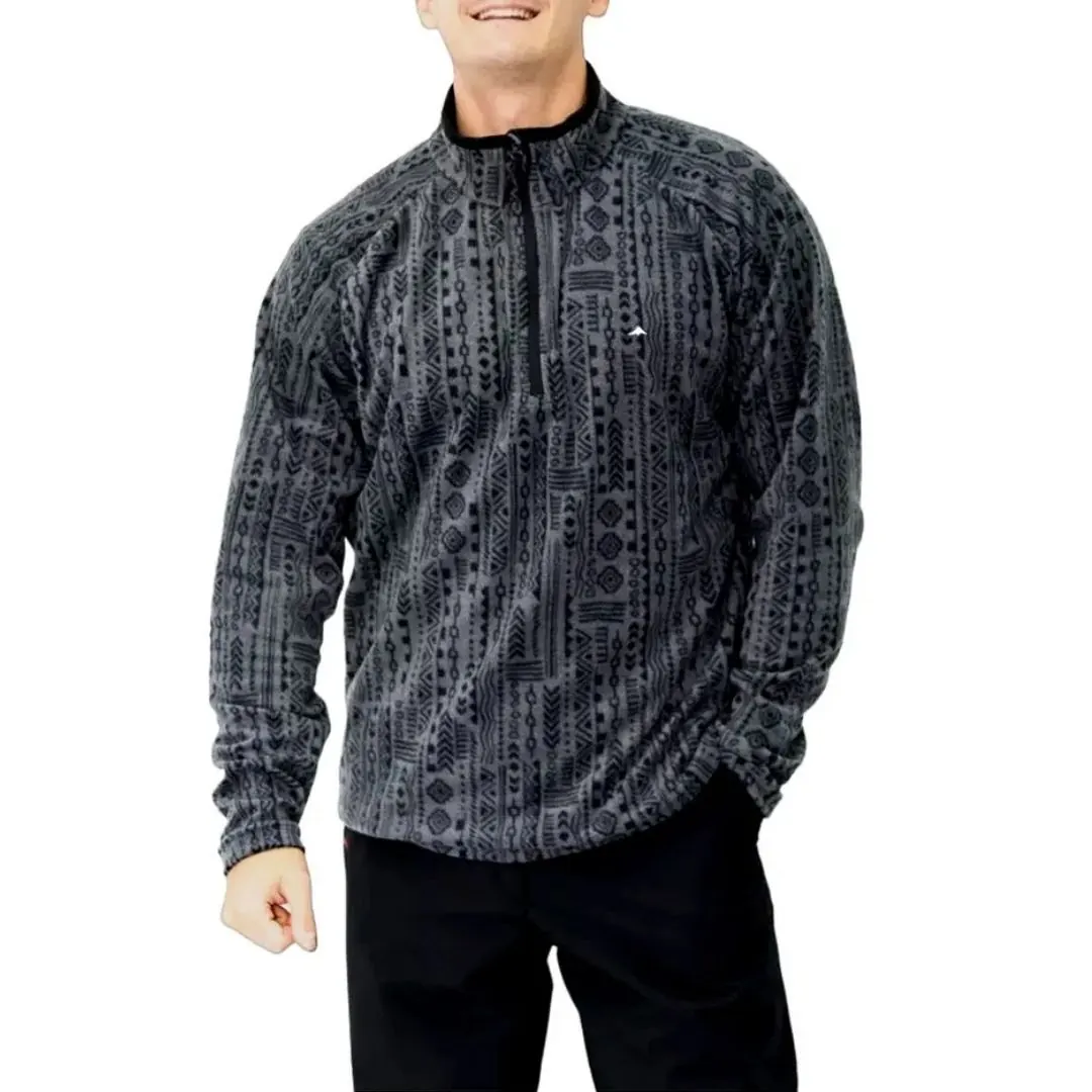 BUZO MTG DRAKE PRINT MICROPOLAR M´S T4/XL TOTEM NEGRO - 1 Buzo Micropolar Montagne Drake Print Hombre Talle 4/XL Negro