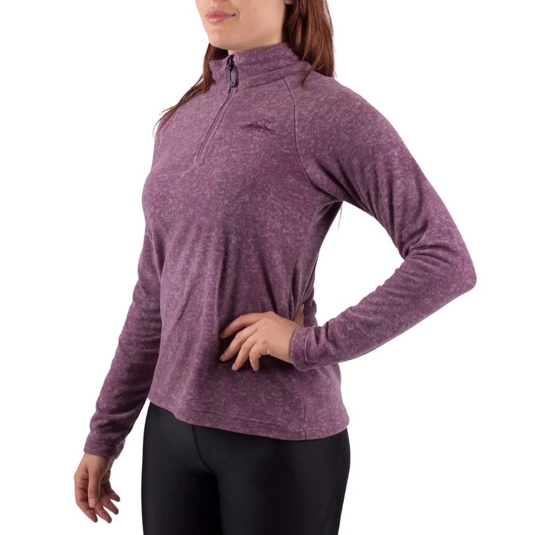 BUZO MTG 1/2 CIERRE CERYL MICROPOLAR L´S T4/XL GRAPE MELANGE - 1 Buzo Micropolar Montagne Ceryl Print - Mujer - Talle 4/Xl