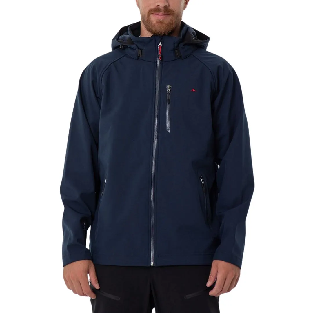 CAMPERA MTG ELBRUS SOFTSHELL M´S T2/M MARINO - 1 Campera Softshell Montagne Elbrus - Hombre - Talle 2/M