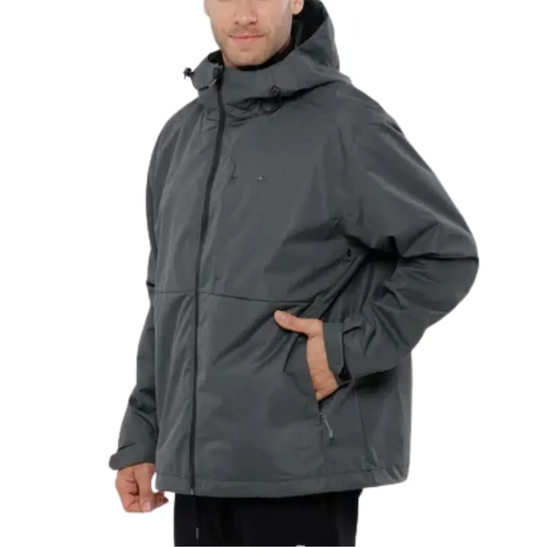 CAMPERA MTG VIGGO 3 EN 1 M´S T2/M GRIS OSCURO - 1 Campera Viggo 3 en 1 - Hombre - Talle S - Gris Montagne