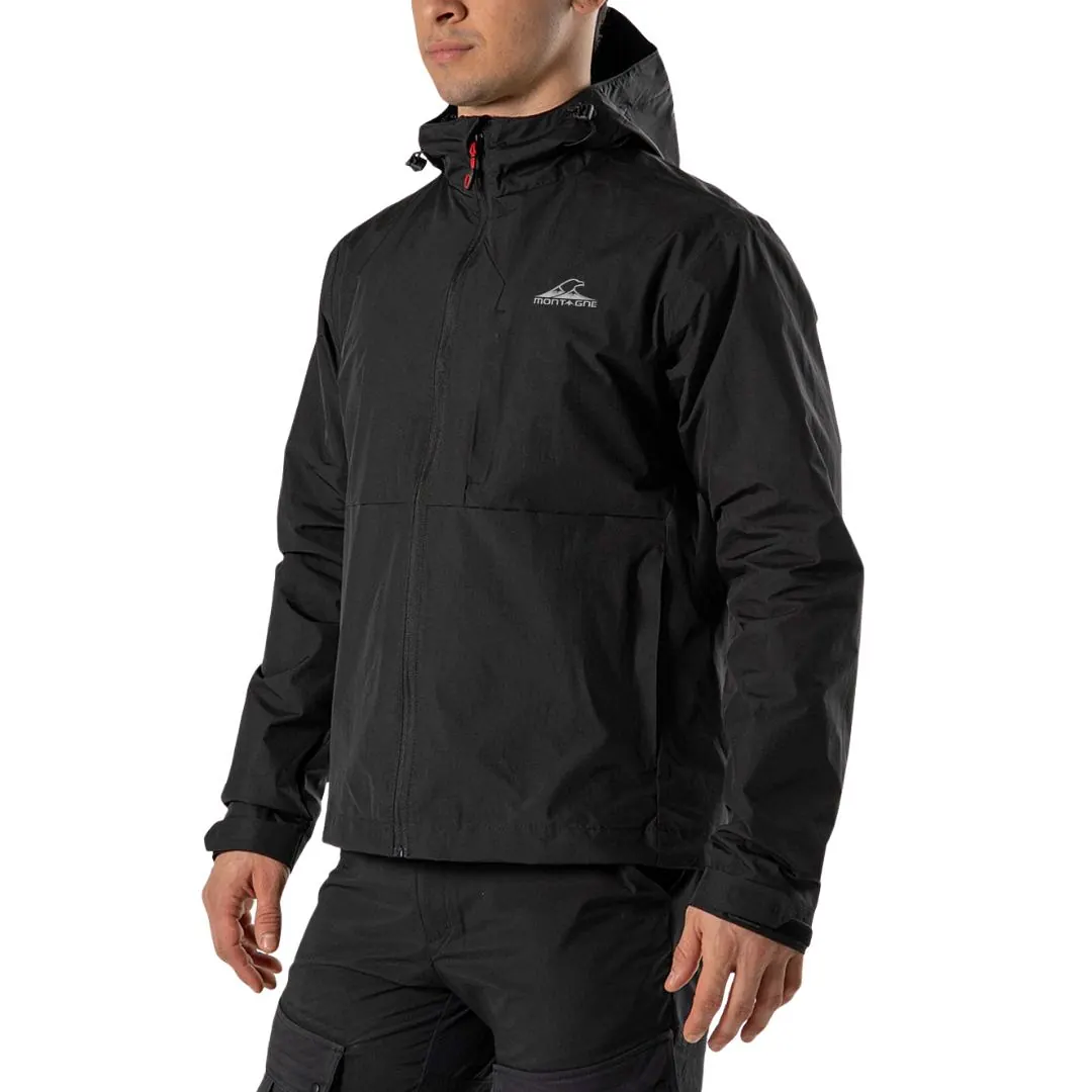 Campera Rompeviento Viggo - Hombre - Talle XL - Negro Montagne