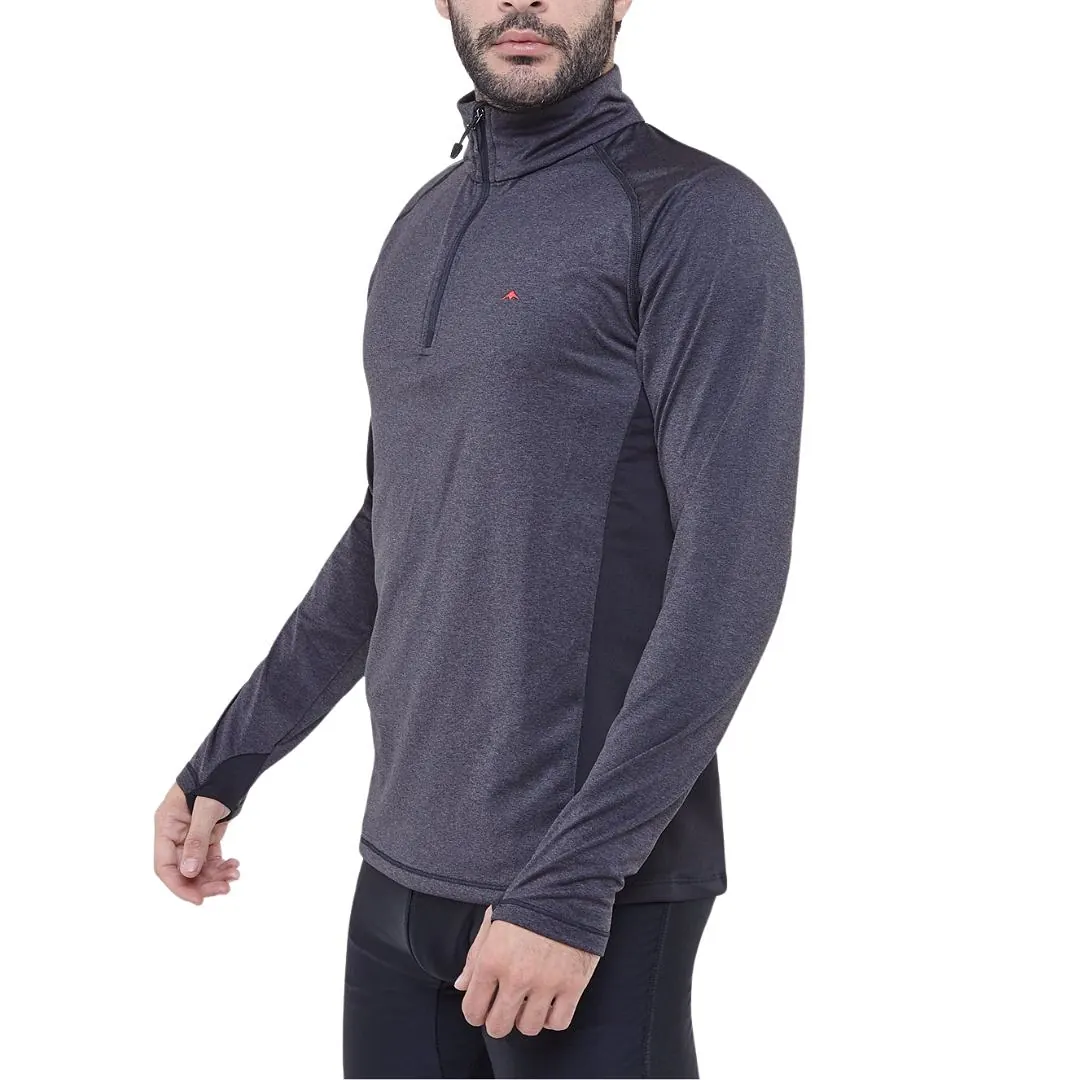 BUZO MTG 1/2 CIERRE ERIS MICROPOLAR M´S T5/XXL GRIS OSCURO-ICE - 1 Buzo Micropolar Montagne 1/2 Cierre Eris - Hombre - Talle XXL - Gris