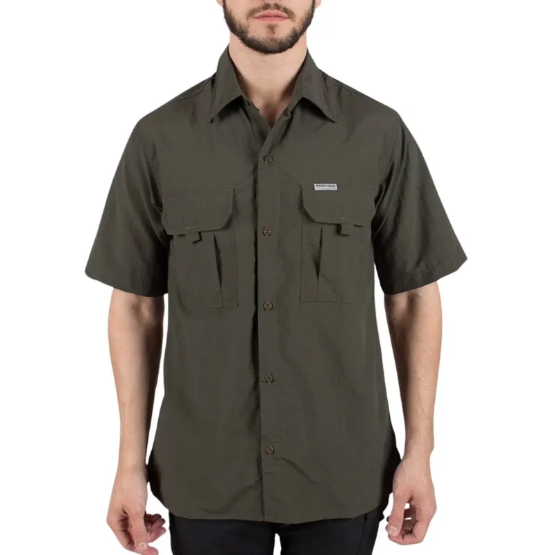 Camisa Montagne Botsuana Manga Corta Moss M