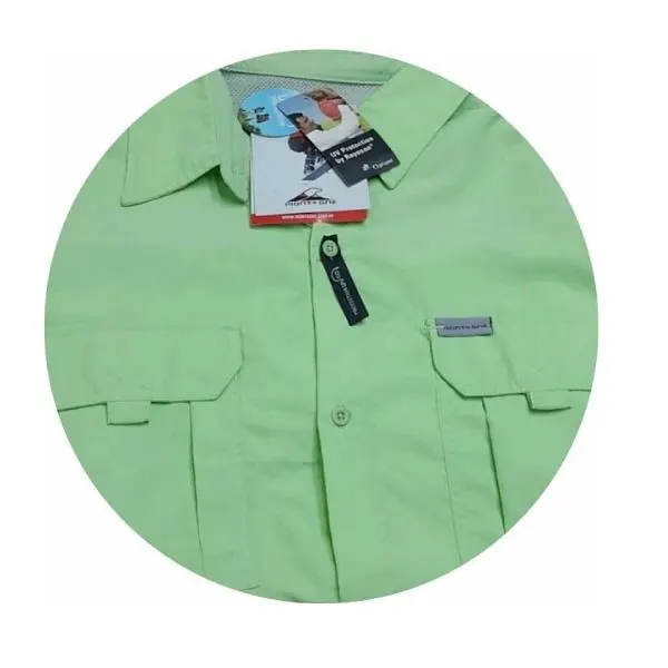 Camisa Montagne Botsuana Manga Corta Verde Apple S