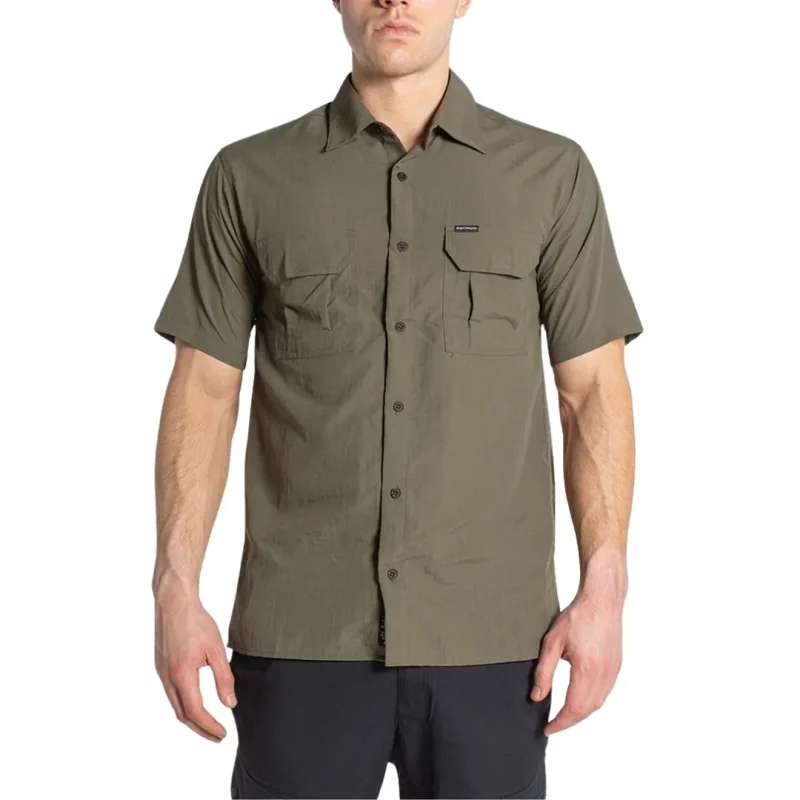 CAMISA MTG BOTSUANA M/C M´S T4/XL CAMUFLAJE - 1 Camisa Manga Corta Botsuana - Hombre - Talle XL - Camuflado Montagne