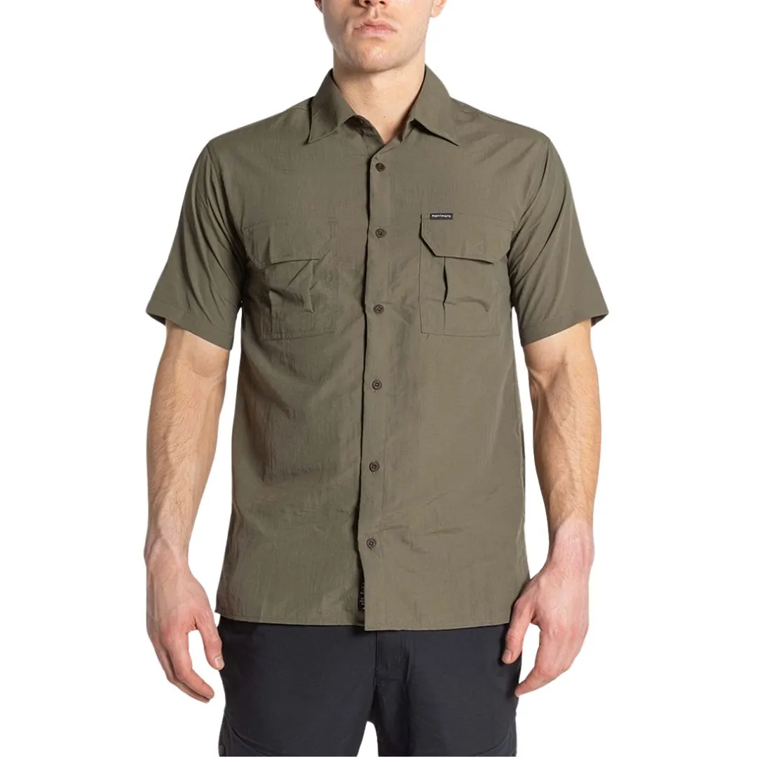 Camisa Manga Corta Botsuana - Hombre - Talle XL - Camuflado Montagne