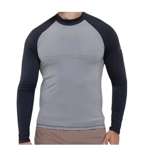 REMERA MTG HANOI UV M´S TM/L AZUL LIGHT COBALTO Remera Montagne Hanoi Uv Hombre Tm/L Azul Light Cobalto Montagne