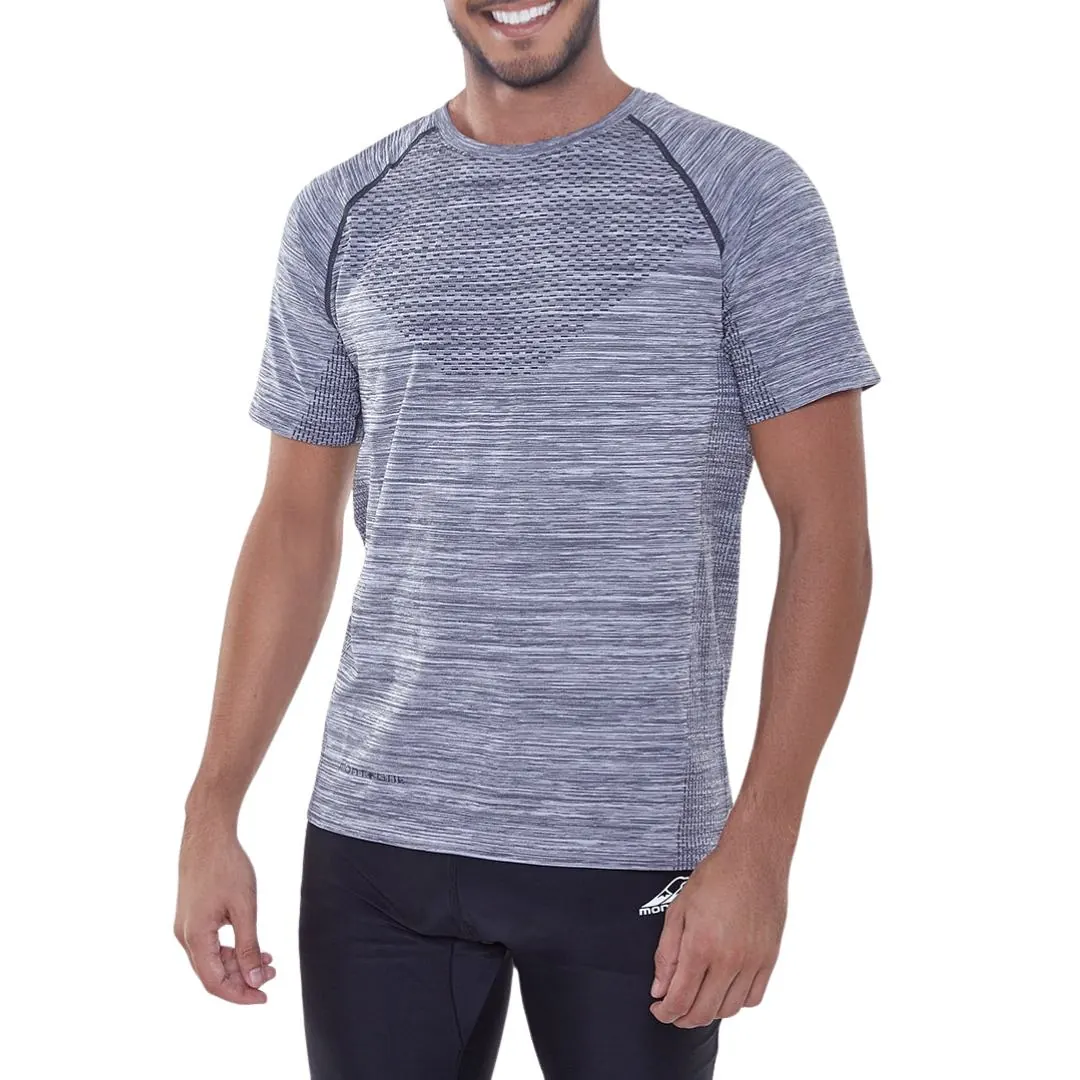 REMERA MTG RIDER M/C M´S TXS/S NEGRO MELANGE - 1 Remera Rider - Hombre - Talle S - Negro Montagne