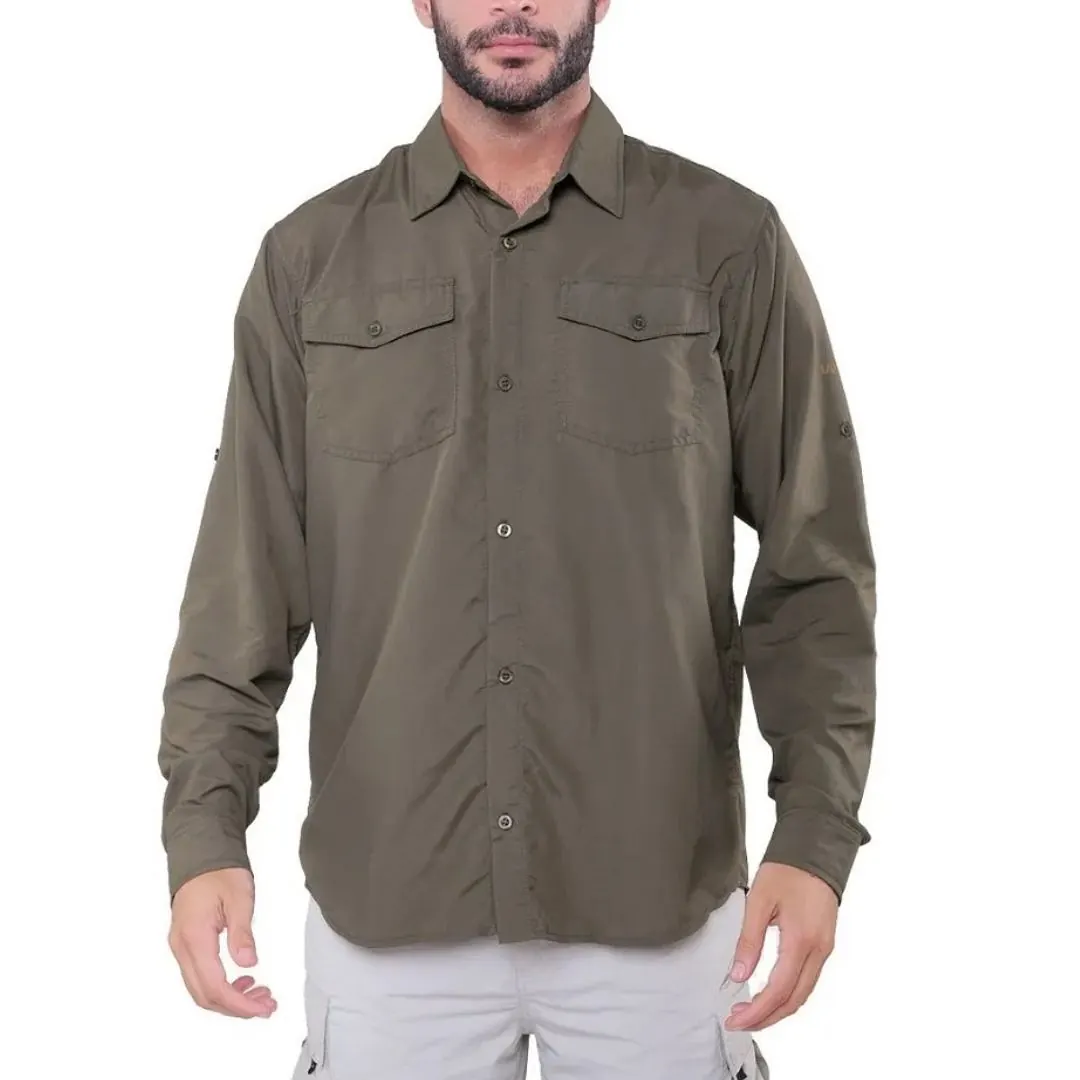 CAMISA MTG SYDNEY M/L C/PORTALENTES M´S T6/XXXL CAMUFLAJE - 1 Camisa Manga Larga Sydney - Hombre - Talle XXXL - Camuflado Montagne