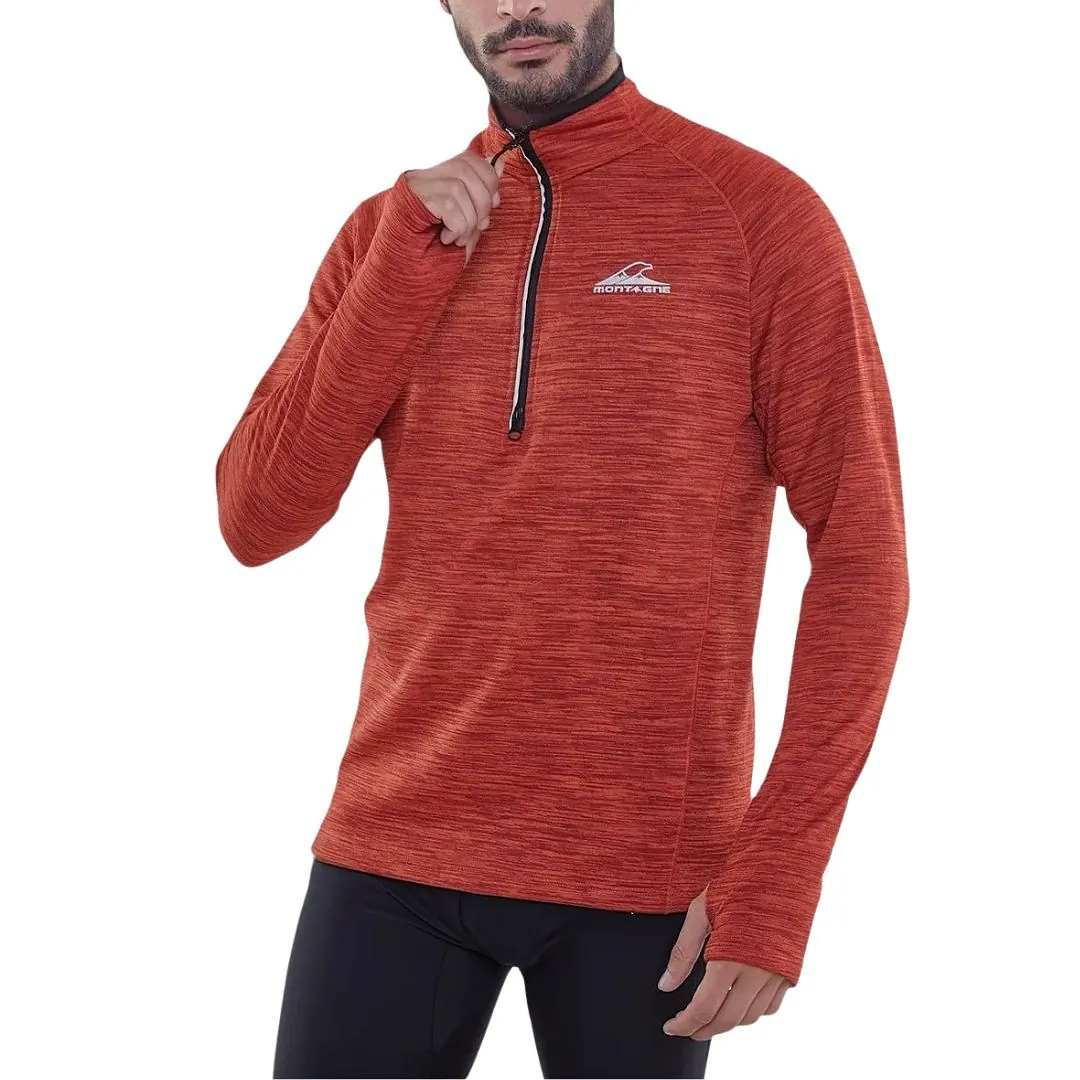 Buzo Polar Vent Grayson - Hombre - Talle S - Rojo Montagne