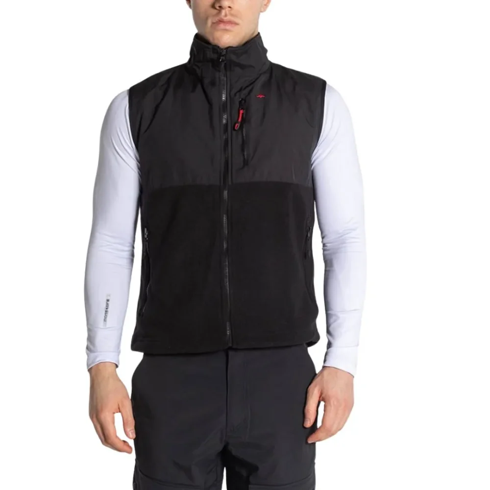 Chaleco Micropolar Eiger - Hombre - Talle S - Negro Montagne