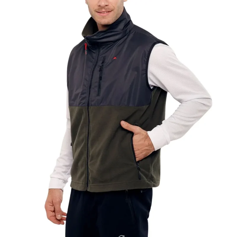 Chaleco Micropolar Eiger - Hombre - Talle M - Verde Oscuro Montagne