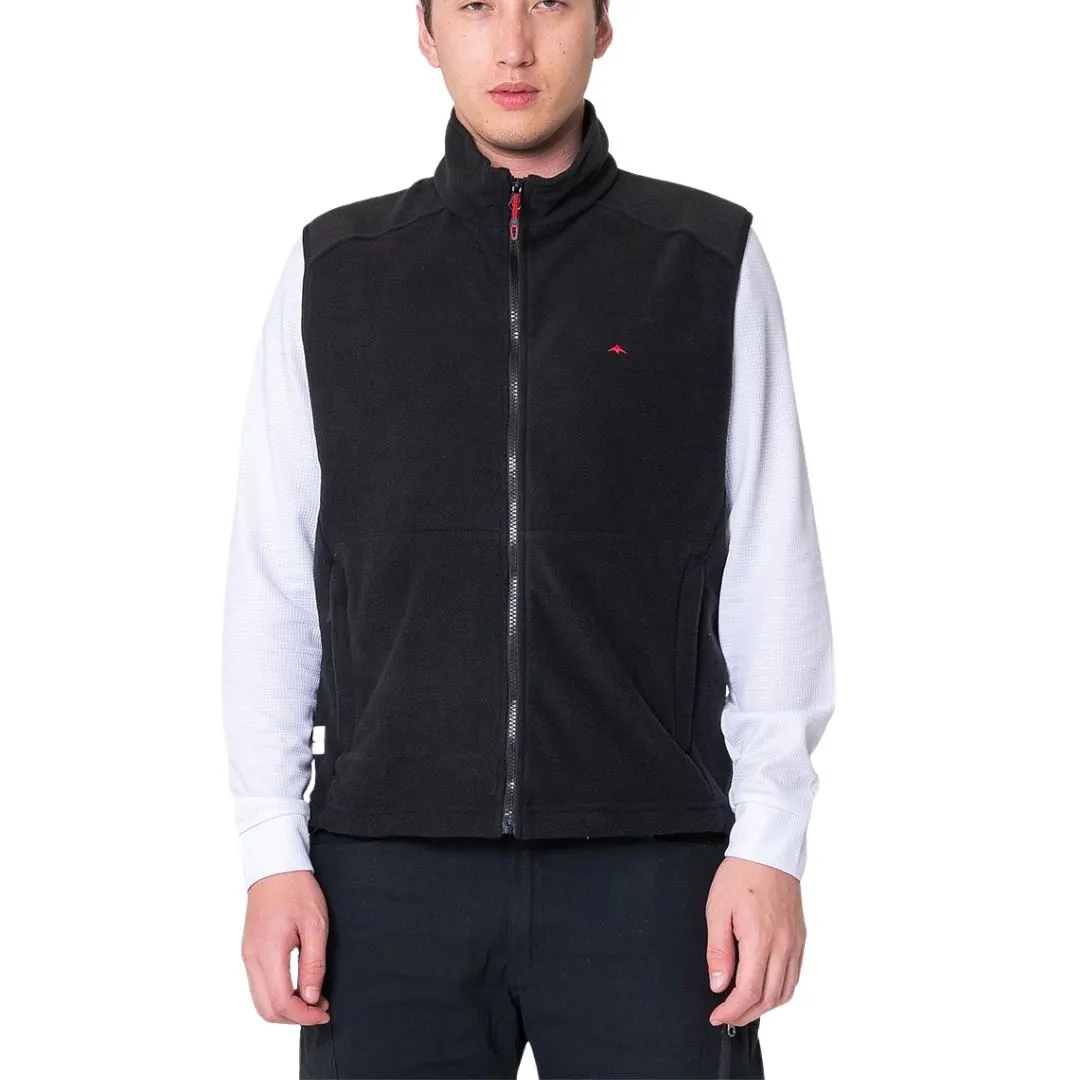Chaleco Micropolar Amaro - Hombre - Talle S - Negro Montagne
