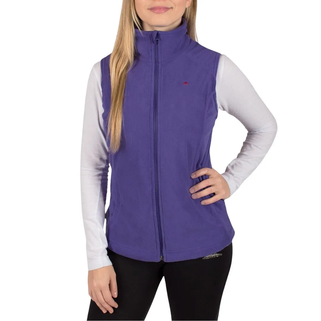 CHALECO MTG ARADIA MICROPOLAR L´S T50/XL ULTRAVIOLETA - 1 Chaleco Micropolar Aradia - Mujer - Talle XL - Violeta Montagne