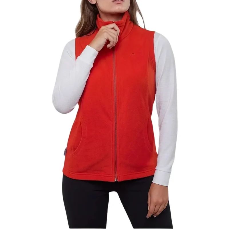 Chaleco Micropolar Aradia - Mujer - Talle L - Rojo Montagne