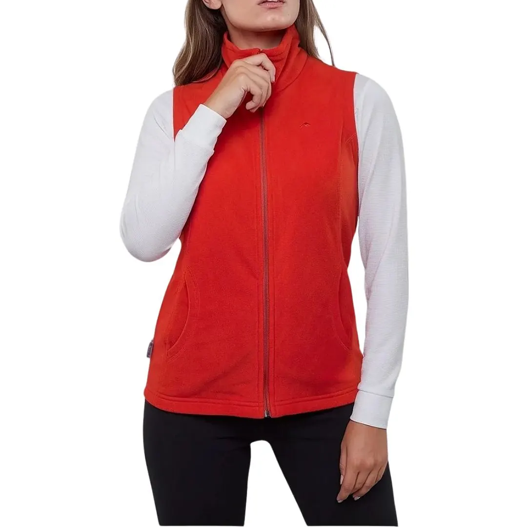 Chaleco Micropolar Aradia - Mujer - Talle L - Rojo Montagne