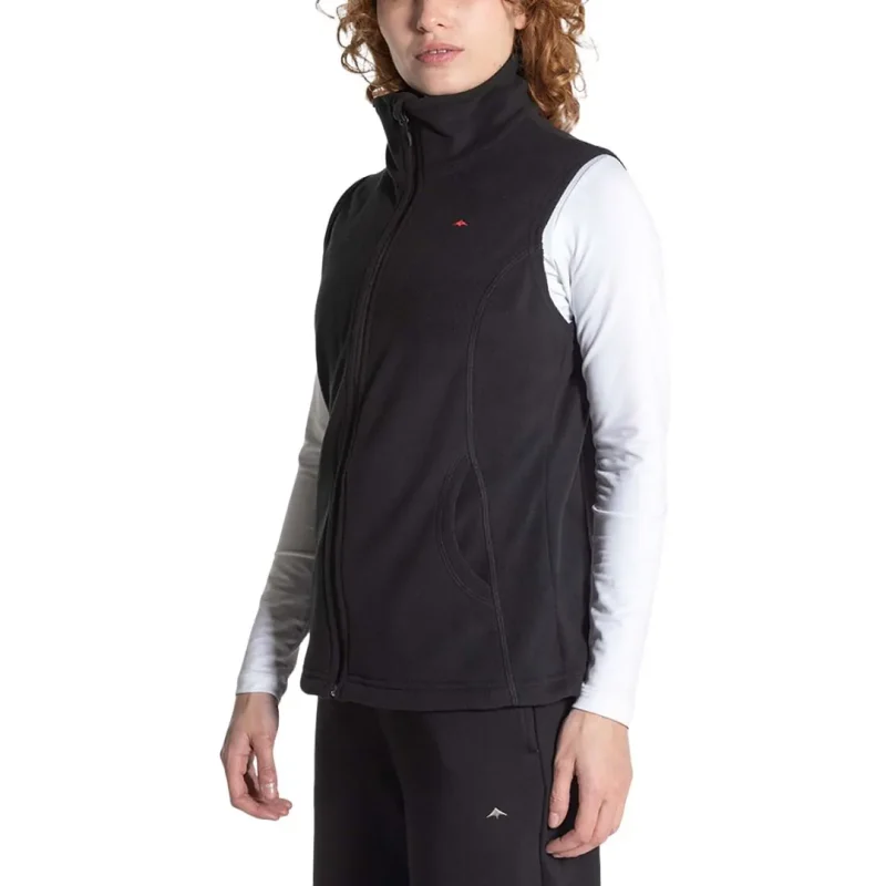 CHALECO MTG ARADIA MICROPOLAR L´S T42/XS NEGRO - 1 Chaleco Micropolar Aradia - Mujer - Talle XS - Negro Montagne