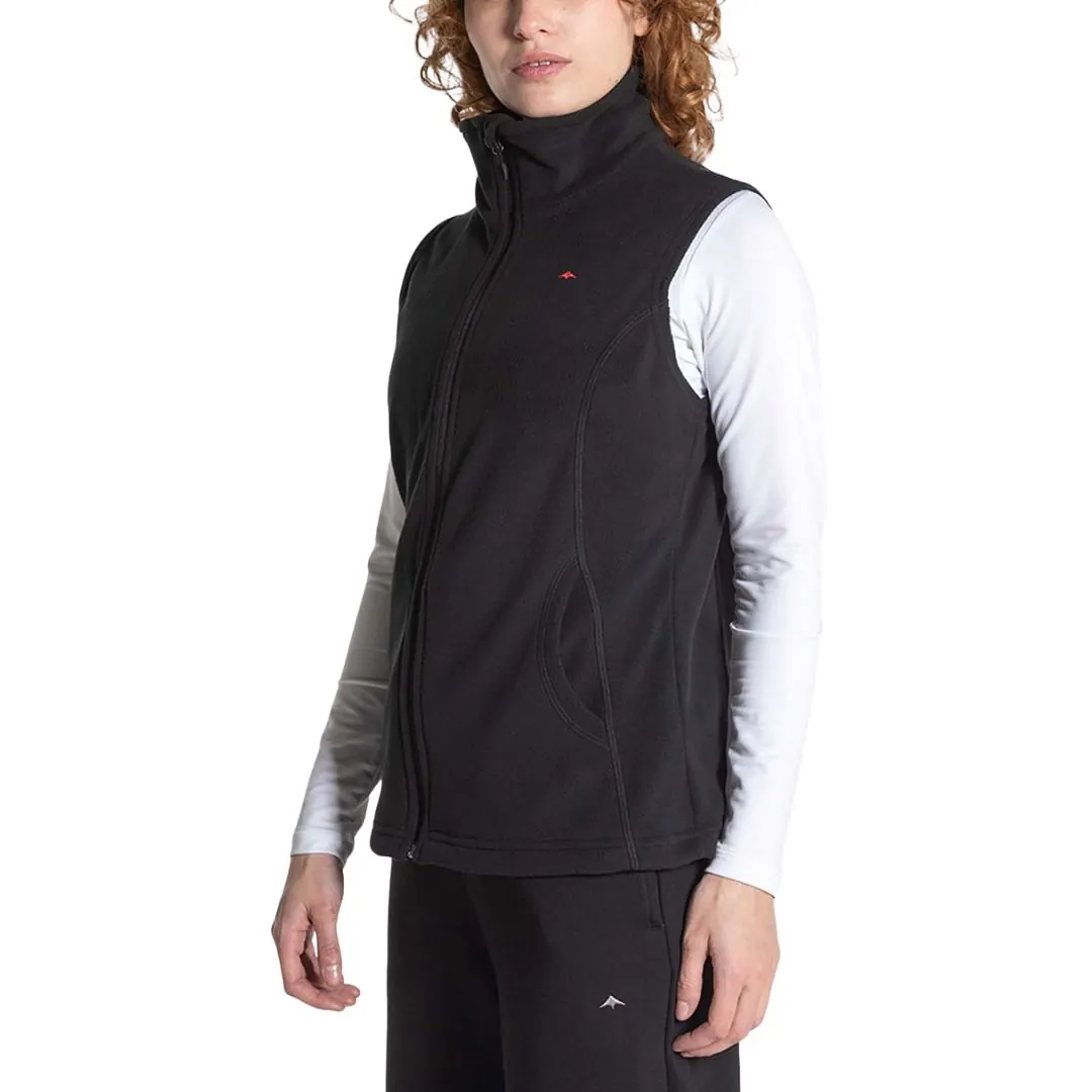 Chaleco Micropolar Aradia - Mujer - Talle XS - Negro Montagne