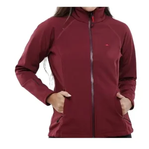 Campera Montagne Kilian Softshell Mujer Bordo Burgundy XS